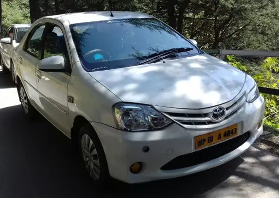 Toyota Etios taxi in Himachal